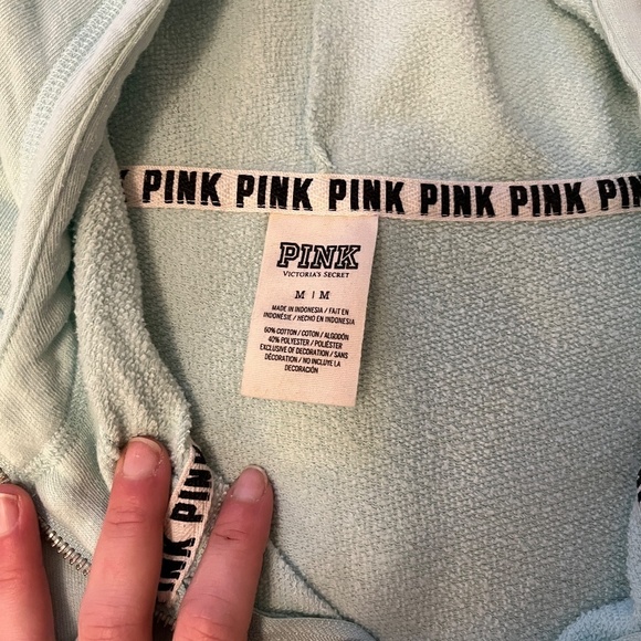 PINK Victoria's Secret 1/4 Zip Hoodie - Picture 2 of 3